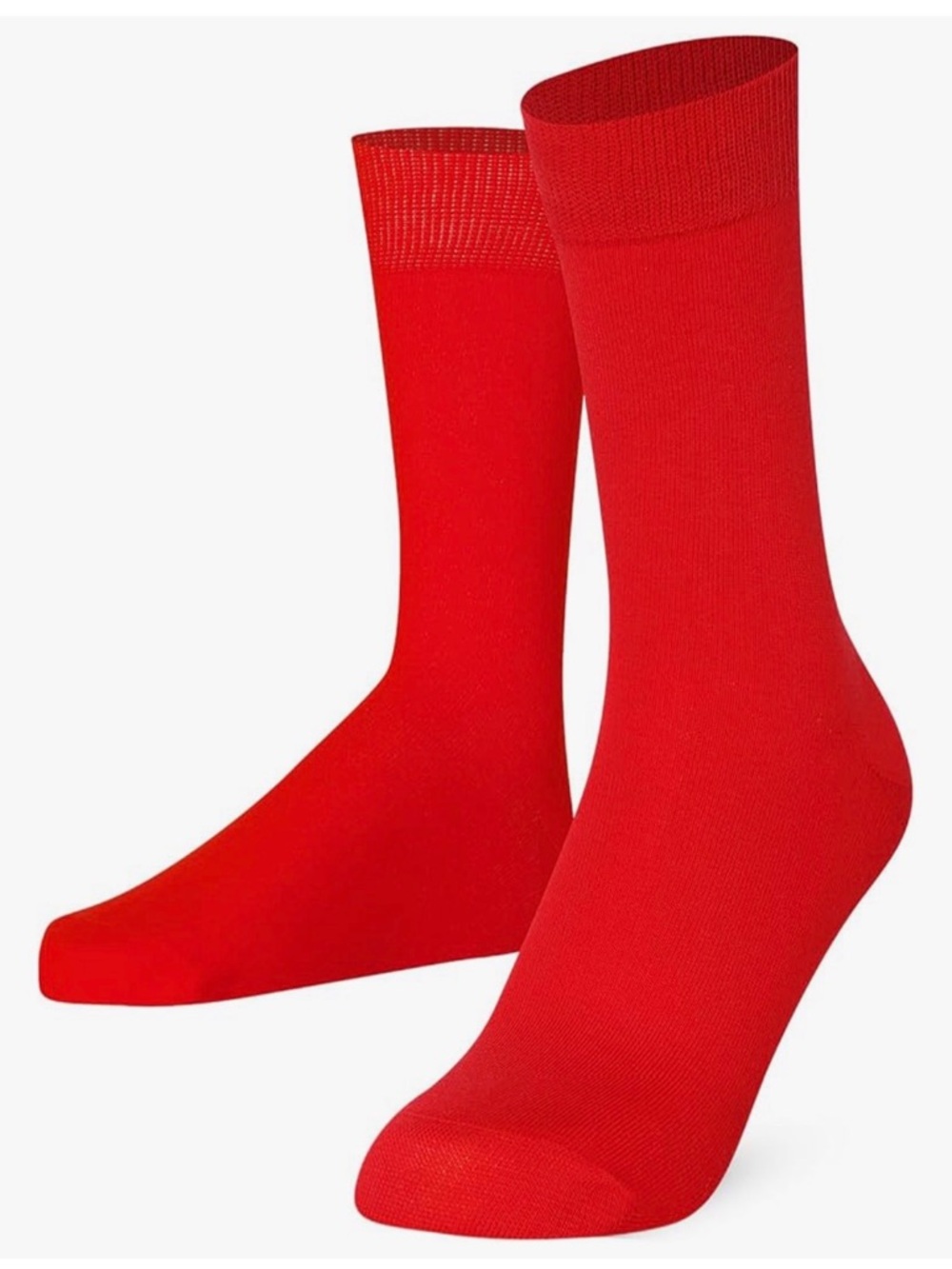 Men's Classic Crew Dress Socks - Red